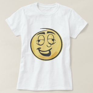 T-shirts Emoji retro bêbedo