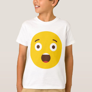 T-shirts Emoji Surpreso