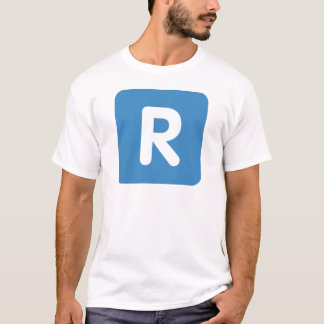 T-shirts Emoji Twitter Letter R