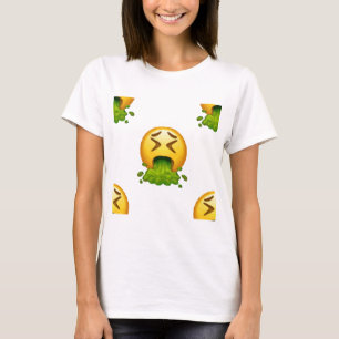 T-shirts emoji vomitando