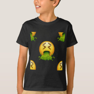 T-shirts emoji vomitando