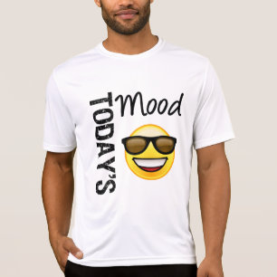 T-shirts Emoticon de hoje do humor legal com máscaras