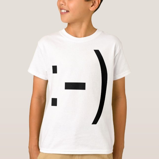 T-shirts Emoticon feliz da cara! (Frente)