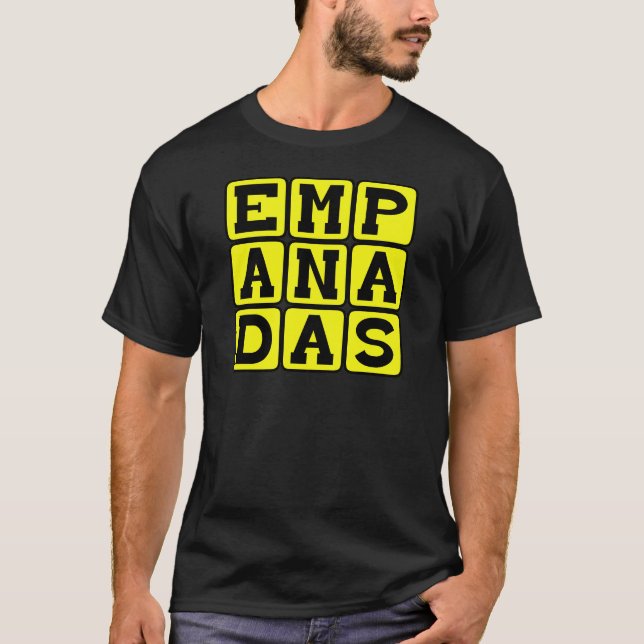 T-shirts Empanadas, Refeição Mexicana (Frente)