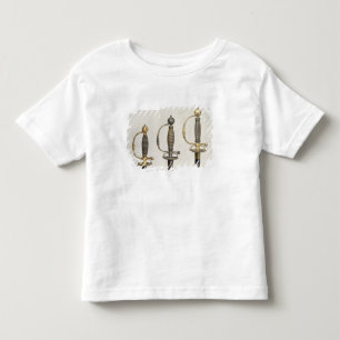 T-shirts Empunhaduras de três espadas francesas: um do aç