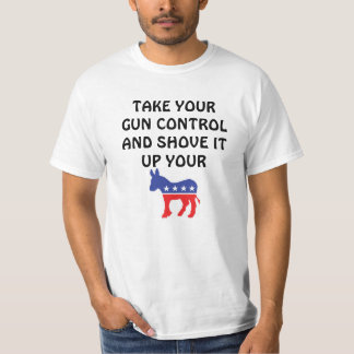 T-shirts Empurrão seu controlo de armas