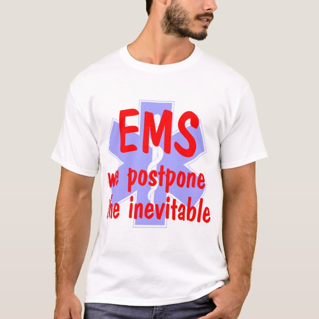 T-shirts EMS-nós Postone o inevitável (estrela) (Frente)
