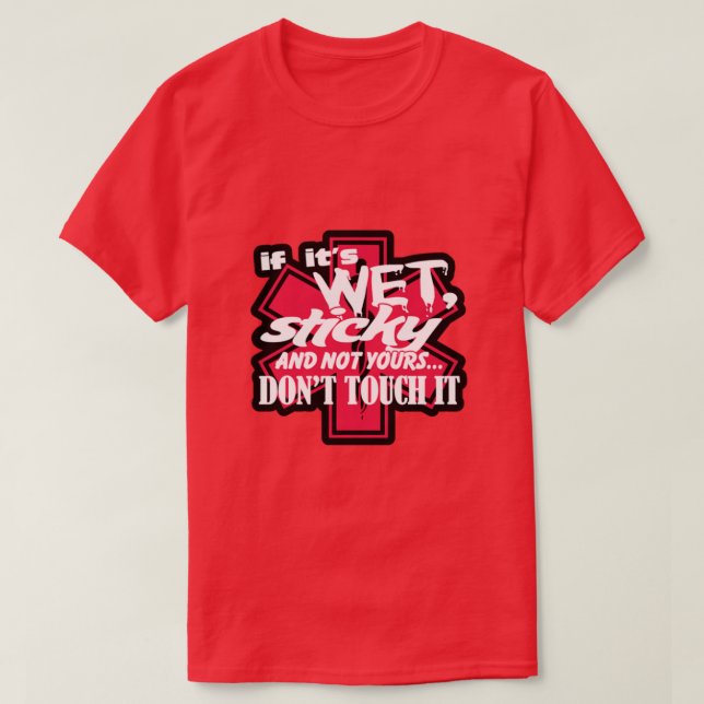 T-shirts EMT Wet E Sticky (Frente do Design)