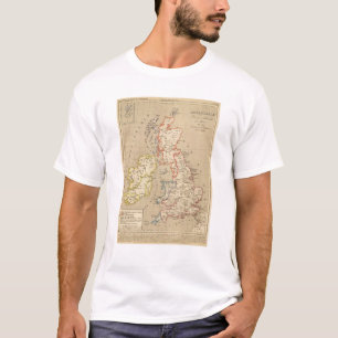 T-shirts En 1100 de Angleterre, de Ecosse, de Irlande e de