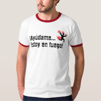T-shirts En fuego de Ayudame… Estoy!