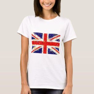 T-shirts Encanto BRITÂNICO do glitz da bandeira