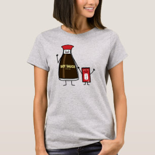 T-shirts Encapsulamento de frascos de Soy Molce com criança