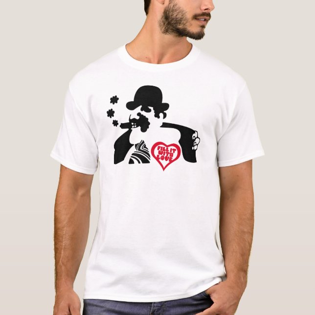 T-shirts Encha-o com o amor (Frente)