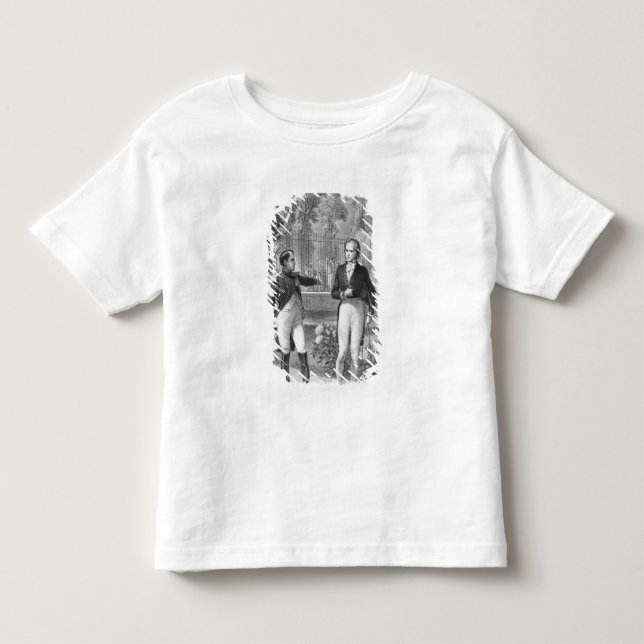 T-shirts Encontrando entre Napoleon me e Benjamin (Frente)