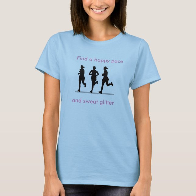 T-shirts Encontre um ritmo feliz (Frente)