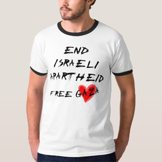 T-shirts End Israelense Apartheid (Frente)