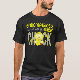 T-shirts Endometriose sujada com pintinho errado