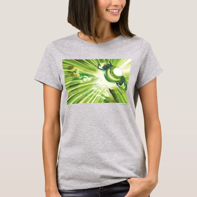 T-shirts Energia Lanterna Verde (Frente)
