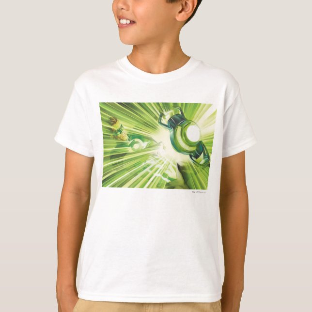 T-shirts Energia Lanterna Verde (Frente)