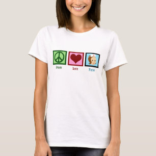 T-shirts Enfermeira do amor da paz
