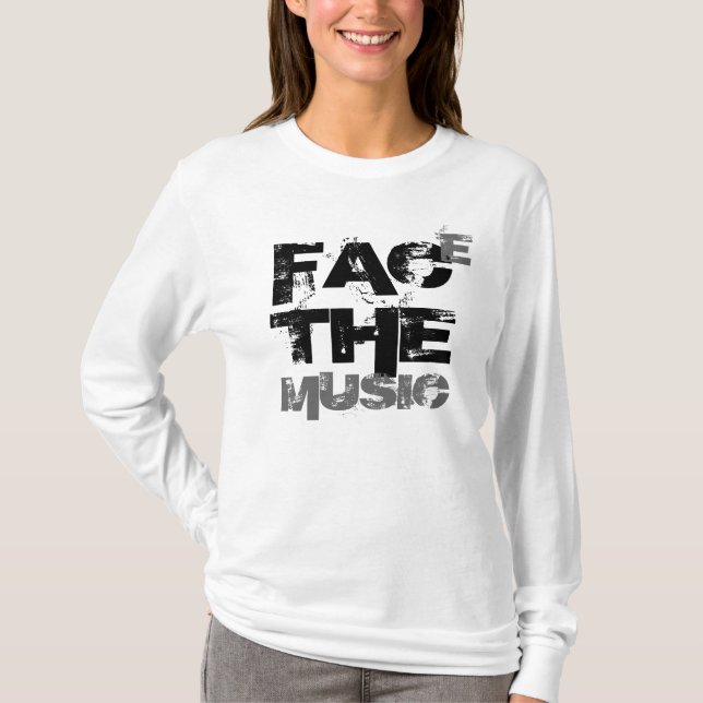 T-shirts Enfrente a música (o T das senhoras) (Frente)