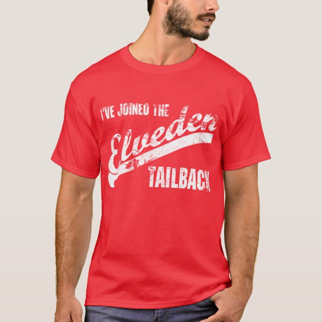 T-shirts Engarrafamento de Elveden (vermelho) (Frente)