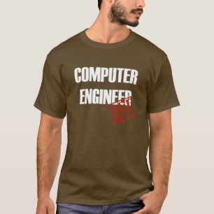 T-shirts Engenheiro de computador fora de serviço