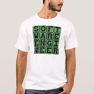 T-shirts Engenheiro de Software, Profissão de Computador