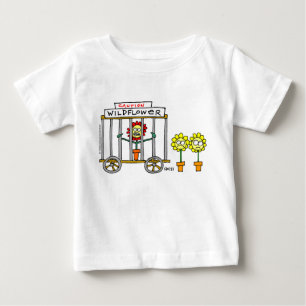 T-shirts Engraçada Engraçada Engraçado de Caricho de flo