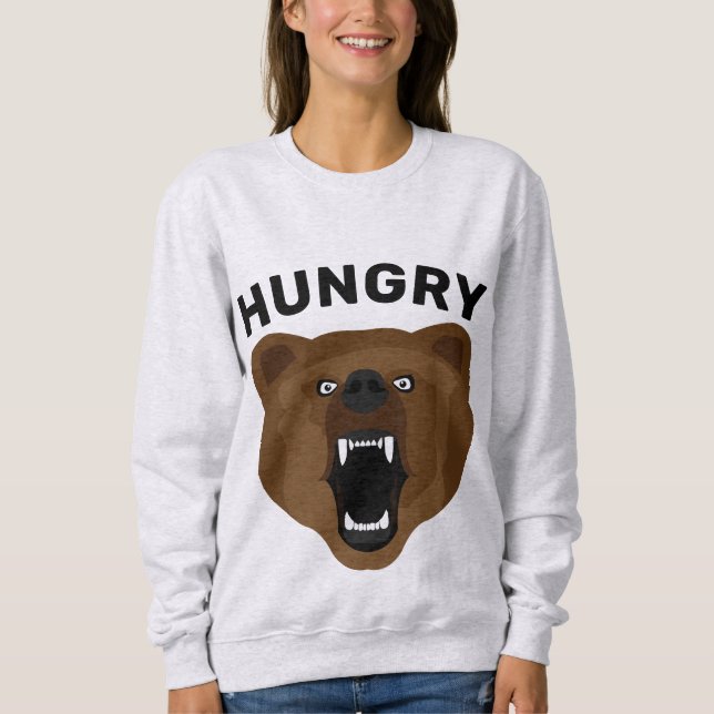 T-Shirts ENGRAÇADAS DE MÃE COM FOME GRIZANTE (Frente)