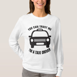 T-shirts engraçadas do condutor TAXI