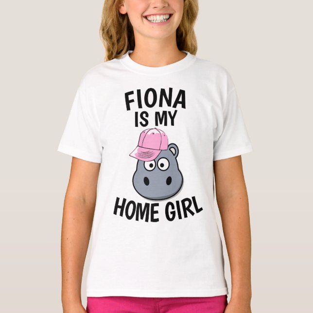 T-shirts engraçadas do FIONA Zoo HIPPO (Frente)
