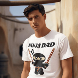 T-Shirts engraçadas do PAI NINJA