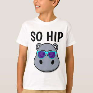 T-Shirts ENGRAÇADAS, ENTÃO HIP HIPPO