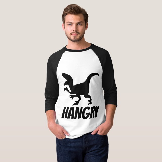 T-shirts Engraçadas (FOME/ANGRIA) (Frente Completa)