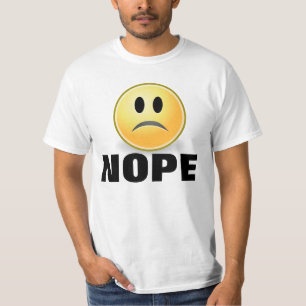 T-shirts engraçadas NOPE Grumpy
