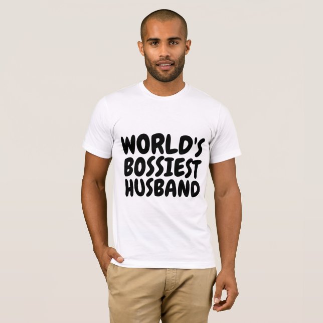 T-shirts engraçadas para Marido, O MAIS IMPORTANTE (Frente Completa)
