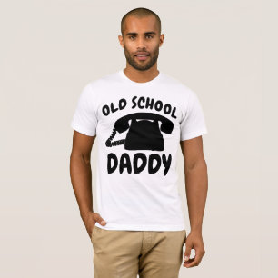 T-shirts engraçadas para o Pai, VELHA ESCOLA