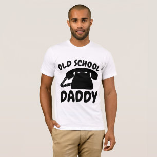 T-shirts engraçadas para o Pai, VELHA ESCOLA