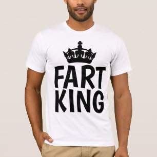 T-shirts engraçadas para PAI, FART KING