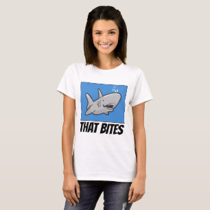 T-shirts engraçadas, que morde T-Shirt