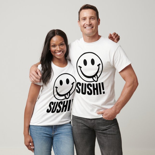 T-shirts ENGRAÇADAS, SUSHI! (Unissex)