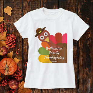 T-shirts Engraçado Ação de Graças à Turquia Coincidind