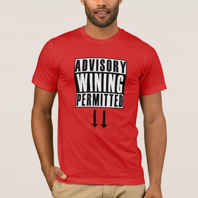 T-shirts Engraçado Aviso: Ganhando Carnaval Permitido (Frente)
