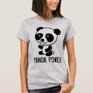 T-shirts Engraçado do Urso Panda