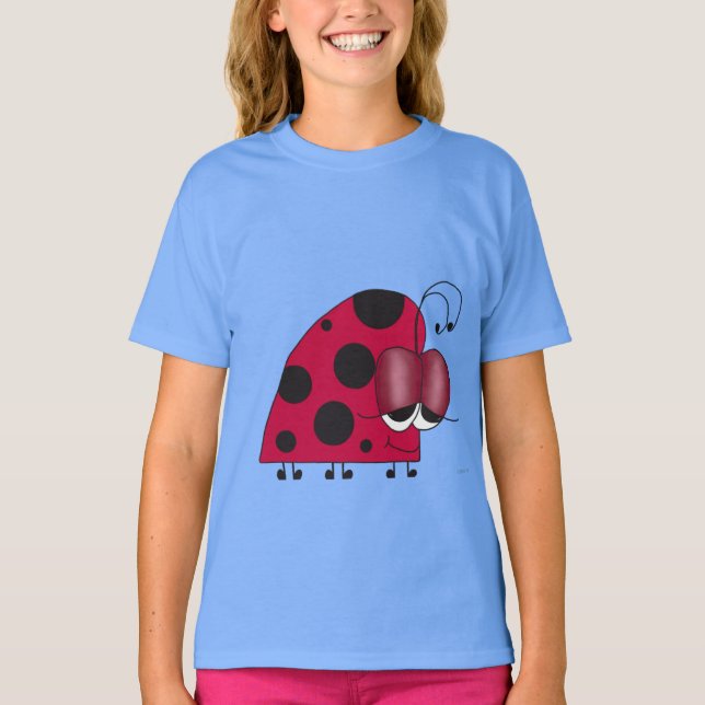 T-shirts Engraçado e Euphoric Ladybug (Frente)