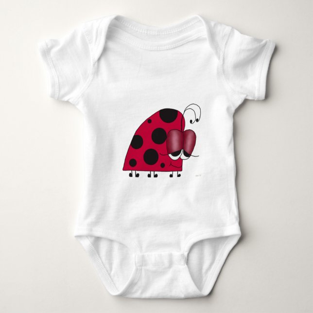 T-shirts Engraçado e Euphoric Ladybug (Frente)