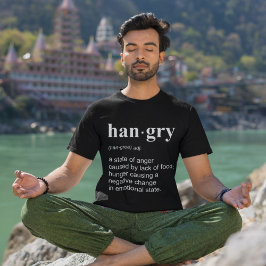 T-shirts Engraçado Hangry