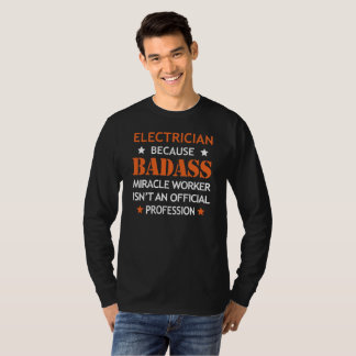 T-shirts Engraçado legal do eletricista - trabalhador de