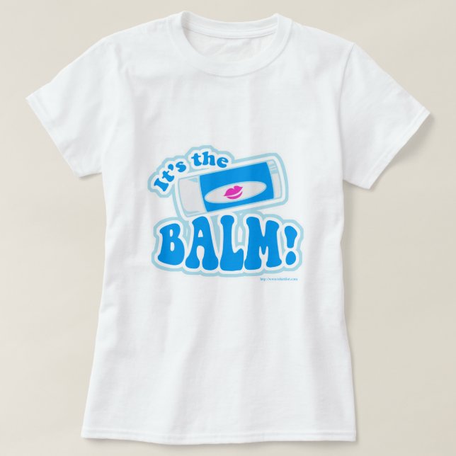T-shirts Engraçado Lip Balm Bobo Cartoon Slogan Kissworthy (Frente do Design)